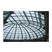 Prefab Stahl Raumrahmen Skylight Dachglas Abdeckung Atrium Dome Dach